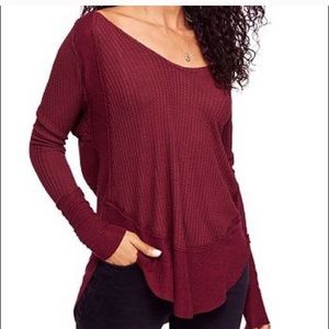 Free People Catalina Long Sleeve Thermal Size S